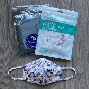 RARE Christian Louboutin Face Mask PPE With Filters Pansy Heels